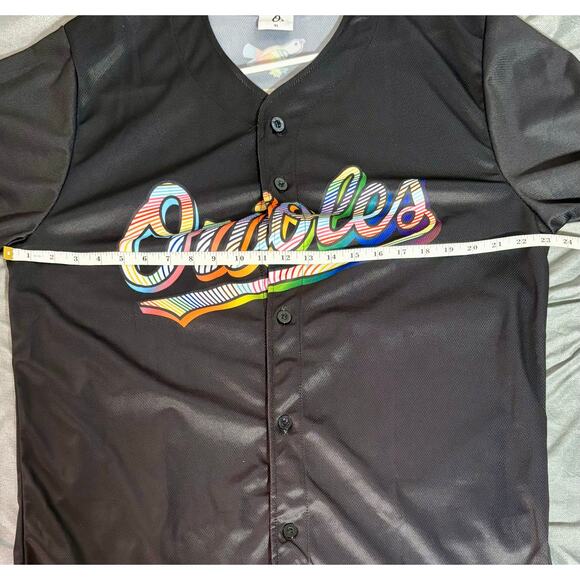 Baltimore Orioles MLB Jersey Pride Night 2025 Black Unisex Sz XL - Picture 9 of 9